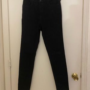 Old Navy black super skinny high-rise rockstar jeans size 8